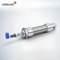 Mini-cylindre pneumatique MA25x100-S en acier inoxydable, actionneur magnétique à air pour systèmes d'automatisation