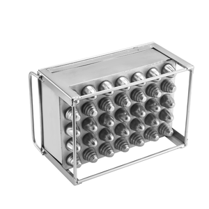 Molde de paleta de helado feliz de acero inoxidable 304, 35 Uds., molde pequeño ecológico de acero inoxidable <span class=keywords><strong>para</strong></span> congelar - Product Image 1