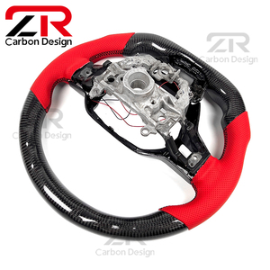 Accesorios para Automóviles <span class=keywords><strong>Honda</strong></span> Civic Accord <span class=keywords><strong>CRV</strong></span> de 11.ª Generación, Volante Personalizado de Fibra de Carbono con LED y RPM para Acura Integra <span class=keywords><strong>Type</strong></span> S A-Spec - Product Image 6