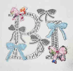 Transferts thermocollants imprimables Dgtopaz Factory Wholesaler : lettres et cœurs style américain pour vêtements en tissu - Product Image 3