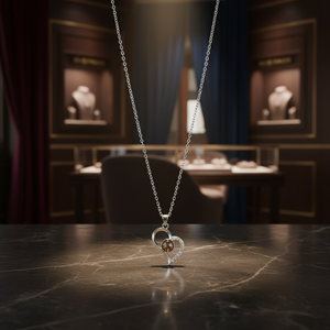 Collana con Cuore in Rame Personalizzata per Donne e Ragazze, Proiezione '<span class=keywords><strong>Ti</strong></span> <span class=keywords><strong>Amo</strong></span>' in 100 Lingue, Ciondolo Regalo - Product Image 2