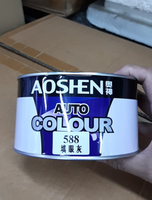 Mastic de remplissage pour carrosserie 1K 2K en polyester à séchage rapide et à haute teneur en solides, excellente propriété de ponçage facile, revêtement de surface lisse