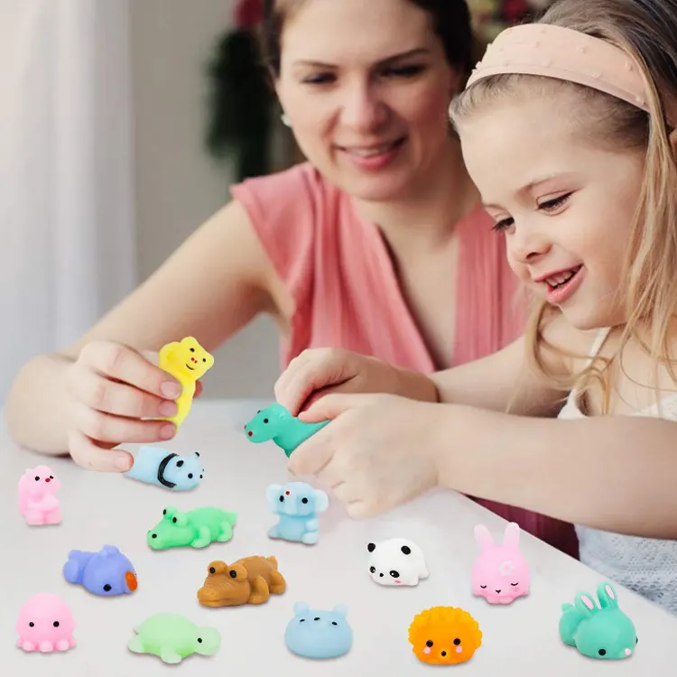 Kawaii mini cute soft fidget sensory mochi squishy toys for Kids