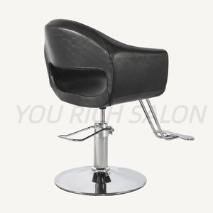 Sillón de Barbería Hidráulico Moderno Reclinable, Silla de Salón con Altura Ajustable, Silla de Peluquería de Cuero PU para Barbería - Product Image 6