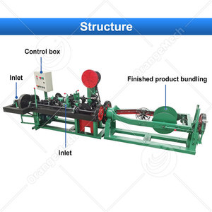 Máquina de soldar alambre de púas de malla doble retorcida, fabricada en China por ORME, para hacer alambre de púas - Product Image 2