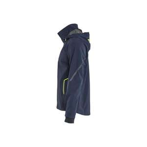 BLAKLADER - 448319178633XXXL Veste imperméable stretch Bleu marine foncé/Jaune-EAN 7330509947814 PROTECTION TOUS TEMPS - Product Image 4