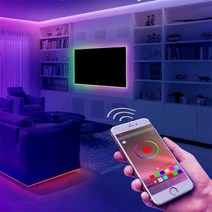 ไฟนีออน Tuya แบบเต็มสี ชุดกล่องไฟ RGBIC ควบคุมด้วยบลูทูธ ควบคุมเพลงได้ ไฟ LED อัจฉริยะแบบซิลิโคน ไฟ<span class=keywords><strong>ตำรวจ</strong></span> - Product Image 5