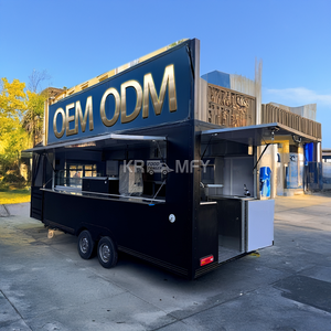 Food Truck Entièrement Équipé, Chariot de Restauration Rapide, Café, Glaces, États-Unis, Stand Mobile, Cuisine Mobile, Remorques Alimentaires - Product Image 1