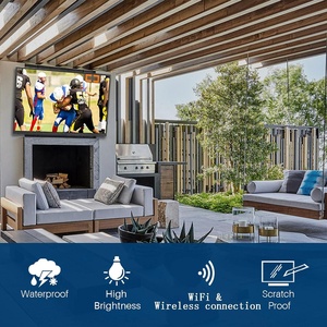 4K Lcd 32" 43" 49" 50" 55" 65" 75 " 86" 98" 100" 110" Outdoor IP55 Weatherproof TV for Partial Sun With Compatible <b>Wall</b> Mount - Product Image 4