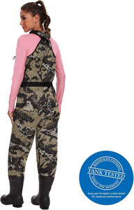 Cuissarde de chasse en néoprène cloutée imperméable TOPIND avec bottes en caoutchouc isolées 600G - Product Image 2