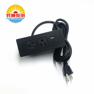 Professional AC TR Type American Type C <strong>Usb</strong> <strong>Desktop</strong> American <strong>Socket</strong> Outlet Black Power Strip Safety <strong>Socket</strong> Plug 250V,16A - Product Image 3