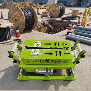 Convoyeur de câbles automatique LW500 avec une force de traction de 15KN et télécommande pour la pose de câbles souterrains - Product Image 1