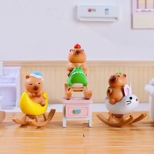 <span class=keywords><strong>Série</strong></span> de chevaux à bascule Capibala, boîte mystère, poupée Capybara, <span class=keywords><strong>série</strong></span> de dessins animés, <span class=keywords><strong>série</strong></span> de guérison, ornements de bureau en PVC, cadeau d'anniversaire - Product Image 2