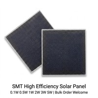 Mini panneau solaire personnalisé 0,3W 0,5W 1W, petit module solaire ETFE, cellules solaires SMT haute efficacité pour projets DIY et appareils OEM