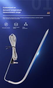 Aanpasbare <span class=keywords><strong>PT1000</strong></span> temperatuurregeling vlees- en voedselsonde pelletoven smoker OEM/ODM vervangende <span class=keywords><strong>RTD</strong></span> 0,15~0,3% nauwkeurigheid voedsel - Product Image 3