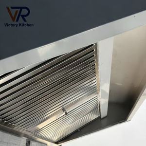 VICTORY KITCHEN Hotte de cuisine commerciale électrique à aspiration descendante en acier inoxydable, Classe A+++ en matière d'efficacité énergétique, faible niveau sonore, filtre en aluminium - Product Image 3