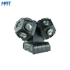 HAT 3 Köpfe 18pcs 10W 15W Fußball Laser lampe Moving Head Lichteffekt Licht paar Moving Head Lights