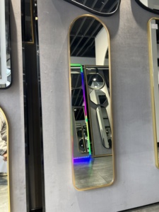 Nhà Máy Bán Buôn Lớn Đầy Đủ Chiều Dài Cơ Thể Ăn Mặc Vòm Đóng Khung Tắm Tường Gương Nhôm Khung Cho Salon Phòng Khách Phòng Tắm Trang Trí Nội Thất - Product Image 6