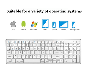 Teclado de sistema operativo para Macbook Air <span class=keywords><strong>Mac</strong></span> I-Phone <span class=keywords><strong>MAC</strong></span> Keyboard BT Teclado inalámbrico - Product Image 4