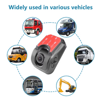 Caméra de recul universelle AHD1080 pour voiture avec angle réglable, fixation sur pare-brise pour bus et camion, fonction vision nocturne