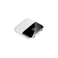 Nouvelle batterie externe portable 20000mAh, mini batterie externe 10000mAh avec écran LED