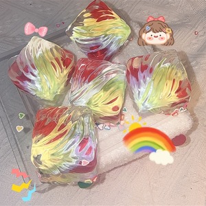 ของเล่นบีบซิลิโคนรูปทรงลูกบาศก์สีรุ้งใสรุ่นใหม่ล่าสุด เนื้อนุ่มพิเศษ บีบแล้วคืนตัวช้า บรรเทาความเครียด ขายส่ง - Product Image 1