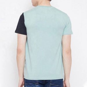 Nouveaux T-shirts Homme en Gros à Manches Courtes 100% Coton Tissu Peigné Motif Lettres Personnalisé Respirant Séchage Rapide Anti-Boulochage Rouge - Product Image 5