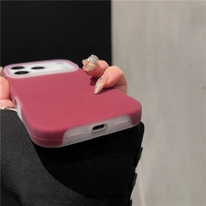Coque de protection intégrale en silicone liquide TPU effet peau pressée à chaud pour iPhone 17 Air, 16, <span class=keywords><strong>15</strong></span>, 14 Pro Max - Product Image 6
