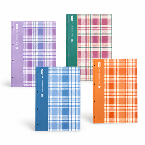 Quaderno <span class=keywords><strong>A4</strong></span> Premium Personalizzato con Copertina Bianca e Rilegatura a Colla, 100 <span class=keywords><strong>Fogli</strong></span> a Righe Quadrettate per Bambini e Scuola - Product Image 1