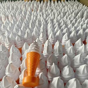 GREASOURCE Escultura Decorativa de Helado, Modelo <span class=keywords><strong>Gigante</strong></span> de 60cm (24 pulgadas) sin Luz, para Exhibición en Parques de Atracciones, Camiones, Carritos y Escritorios, Diseño Moderno - Product Image 3