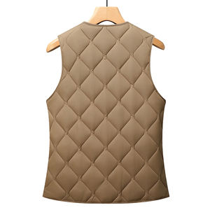 Veste coupe-vent légère et décontractée pour <span class=keywords><strong>femme</strong></span>, en tricot respirant, écologique, coupe-vent, à bouton unique, rembourrée <span class=keywords><strong>de</strong></span> duvet, vente en gros RCX - Product Image 6