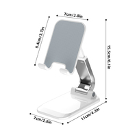 Support de téléphone réglable pour table, accessoires portables pour téléphone portable, support de bureau pour vidéo mobile