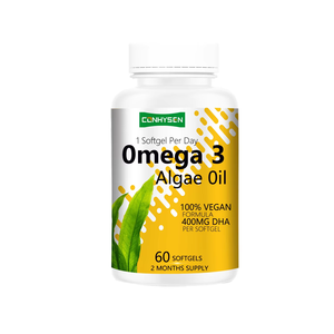 Cápsulas blandas de Aceite de algas Omega 3 de etiqueta privada que mantienen la salud del corazón y los ojos mejoran la función cognitiva Cápsula de cápsulas blandas de vitamina E DHA - Product Image 1