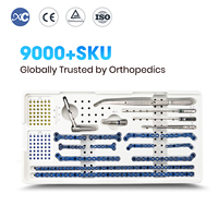 Kit de plaques orthopédiques vétérinaires ALPS de 2,4 mm en titane pour implants osseux et instruments de réparation des fractures chez les petits chiens et chats
