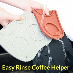 Silicone Espresso Tamper Mat – Anti-Slip Coffee Tamping <b>Station</b> with Corner Holder, Barista <b>Tool</b> for Mess-Free Tamping – Fits 51 - Product Image 3
