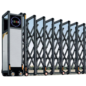 Porte coulissante d'allée pliable de porte escamotable automatique en aluminium d'approvisionnement direct d'usine - Product Image 2