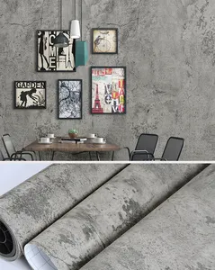 3D strukturierte Peel and Stick Beton Tapete Grau Zement Kontakt papier für Wände Küchen schränke Arbeits platte Möbel Schlafzimmer