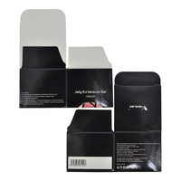 Caja de Cartón Personalizada para Productos de Belleza Vacía, para Pegamento de Extensión de Uñas, Esmalte de Uñas en Gel, Aceite
