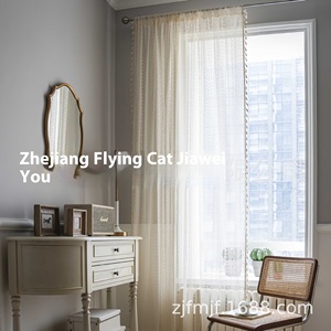 Traitements de fenêtre de maison en gros stores tringles à rideaux voilages cantonnières ombre tissu séparateurs de pièces plus - Product Image 3