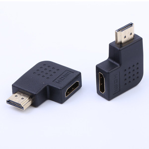 Adaptador HDMI de ángulo recto de 90 grados, conector macho a hembra para extensión de cable HDMI de ordenador portátil - Product Image 1