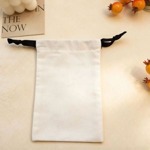 High-End Cotton Drawstring <b>Dust</b> <b>Bag</b> Custom Logo Luxury Packaging for Jewelry Purse & Gift Presentation - Product Image 6