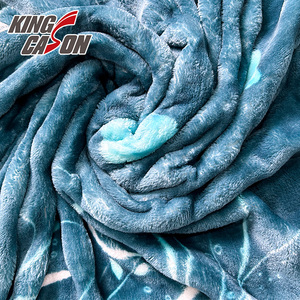 Tissu en flanelle bulle colorée Kingcason, 100 % polyester, doux pour la peau, chaud et confortable, personnalisable en usine pour vêtements - Product Image 5