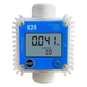 K24 Turbine Flowmeter diesel Gasoline Methanol <strong>Kerosene</strong> Water Electronic Digital Display Liquid Gear <strong>Measuring</strong> <strong>Instrument</strong> - Product Image 1