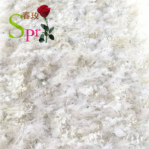 SPR mariée Bouquet en gros fête de mariage anniversaire saint valentin toile de fond pampa panneaux Ombre fleur mur pour la décoration d'événement - Product Image 3