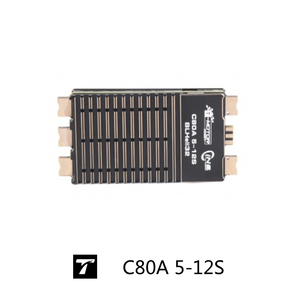 TMOTOR <span class=keywords><strong>Cine</strong></span> 80A 5-12S FPV ESC sin escobillas con chip AM32, 80A continuos, 100A de pico, de plástico para drones FPV de carga pesada <span class=keywords><strong>Cine</strong></span> Lifter - Product Image 2