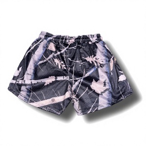 Pantalones cortos de entrenamiento de baloncesto para hombre, pantalones cortos de cintura alta con cordón ajustable, pantalones cortos con logo frontal personalizado, pantalones cortos deportivos resistentes al viento - Product Image 2