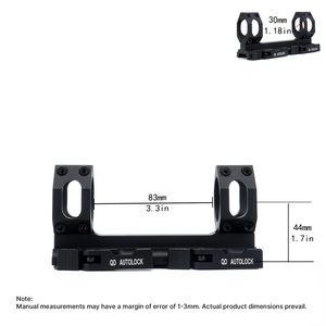 ขาตั้งกล้องแบบ Cantilever ยี่ห้อ BANGBANG สำหรับท่อขนาด 1 นิ้ว/30 มม., ขาตั้งขนาด 20 มม. พร้อมระบบปลดเร็ว ความสูงตรงกลาง 1.7 นิ้ว สำหรับกีฬากลางแจ้ง - Product Image 3
