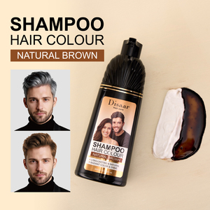 <span class=keywords><strong>Shampoo</strong></span> colorant capillaire brun naturel <span class=keywords><strong>Disaar</strong></span> avec huile d'argan et kératine, coloration capillaire semi-permanente hydratante rapide - Product Image 5
