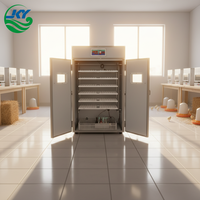 Incubateur d'œufs 3-en-1, couveuse automatique, éleveuse, taux d'éclosion élevé, double alimentation, contrôle numérique pour poulets, canards, oies, cailles