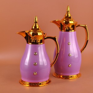 Chất lượng cao Arabic 2PCS SET 0.5 + 1.0L phích cà phê nồi nóng bán chân không Flask nước ấm đun nước Bộ quà tặng - Product Image 2